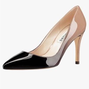 Black & Nude Pump (Worn once)